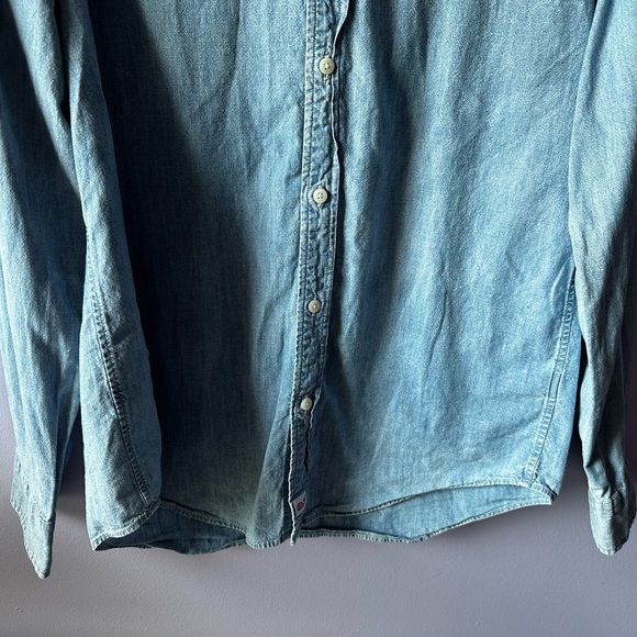 Vineyard Vines Blue Denim Classic Fit Murray Shirt Size M - Picture 4 of 14